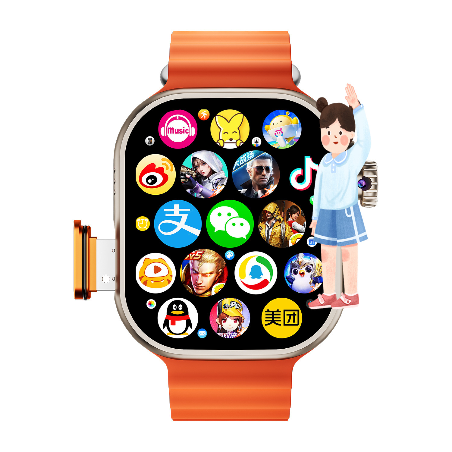 নতুন কার্ড স্লট স্মার্টওয়াচ – শিশুদের জন্য ৫জি ফোন + ক্যামেরা + সেফটি ট্র্যাকিং অল-ইন-ওয়ান! - Image 4