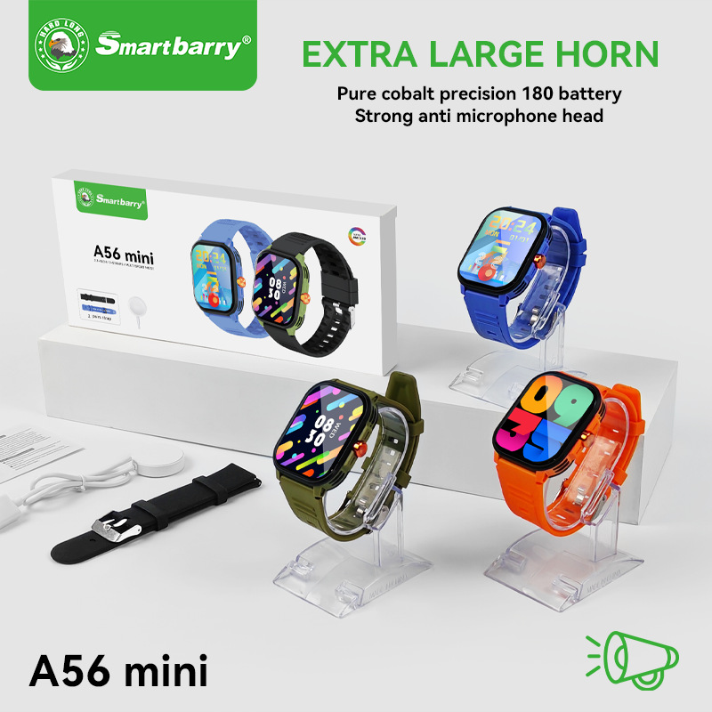 A56 Mini Smart Watch – হার্ট রেট, ব্লাড প্রেসার, SpO₂, ঘুম মনিটরিং ও ব্লুটুথ কল সহ ২০২৫ নতুন মডেল - Image 5